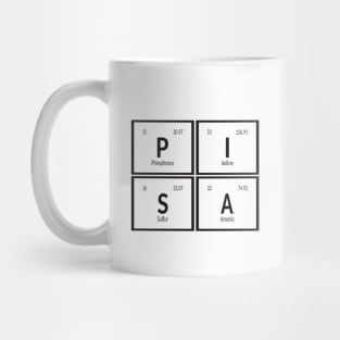 Pisa Table of Elements Mug